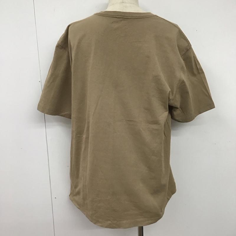 カーハート Carhartt Tシャツ 半袖 半袖カットソー プリントTシャツ クルーネックカットソー L ロゴ、文字 ベージュ / ベージュ / メンズ USED 古着 中古 10107988