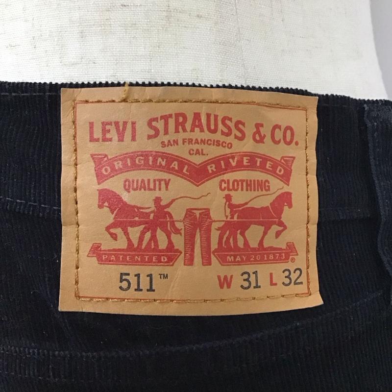 リーバイス Levi s ボトムス ボトムス 04511-3114 コーデュロイパンツ 511 W31 L32 31インチ 無地 黒 / ブラック / メンズ USED 古着 中古 10117966
