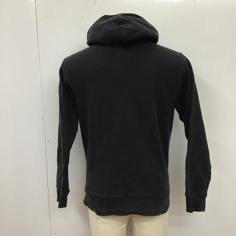 ザノースフェイス THE NORTH FACE パーカー 長袖 長袖パーカー フード付きパーカー プリントスウェット トレーナー S ロゴ、文字 黒 / ブラック /  メンズ USED 古着 中古 10118252