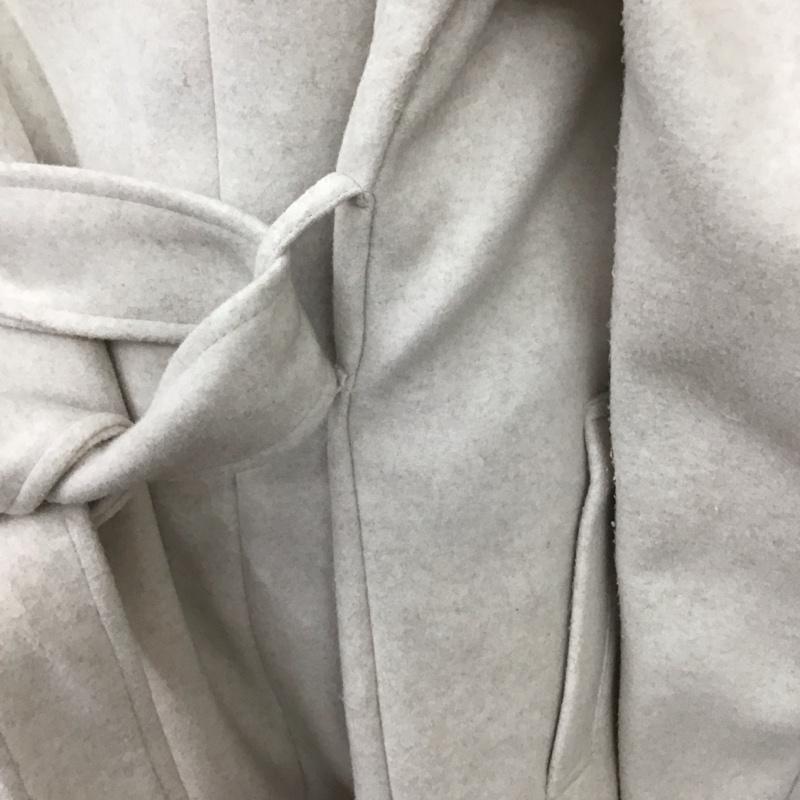ザラ ZARA コート コート一般 ロングコート アウター ジャケット フード付きコート S 無地 白 / ホワイト / レディース USED 古着 中古 10118509