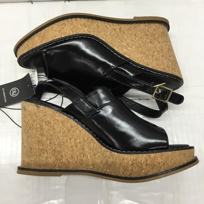 ジーユー GU サンダル サンダル UNDERCOVER ウェッジサンダル タグ付き XL XL 無地 黒 / ブラック / レディース USED 古着 中古 10120556