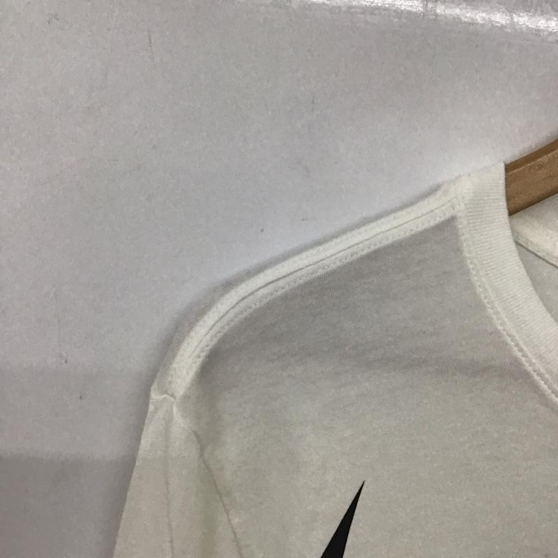 ナイキ NIKE カットソー 長袖 875716-100 HybridH LSTee 長袖カットソー スポーツウェア L ロゴ、文字 白 / ホワイト / メンズ USED 古着 中古 10136592