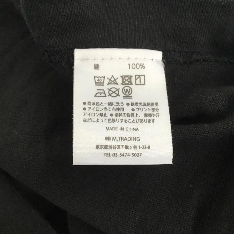 ナインマイクロフォンズ NineMicrophones タンクトップ タンクトップ タンクトップ ノースリーブカットソー クルーネック L ロゴ、文字 黒 / ブラック / メンズ USED 古着 中古 10132797