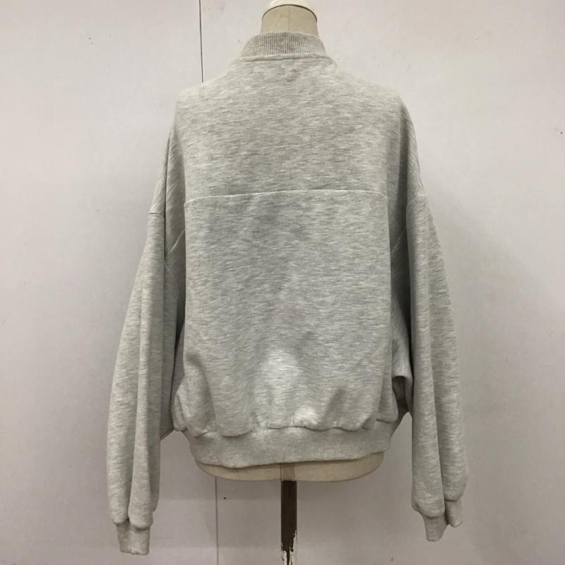 ザラティーアールエフ ZARA TRF ジャケット、上着 ジャンパー、ブルゾン ジップアップジャケット ジャンパー ジャケット カジュアルジャケット アウター M 無地 灰 / グレー / レディース USED 古着 中古 10122455
