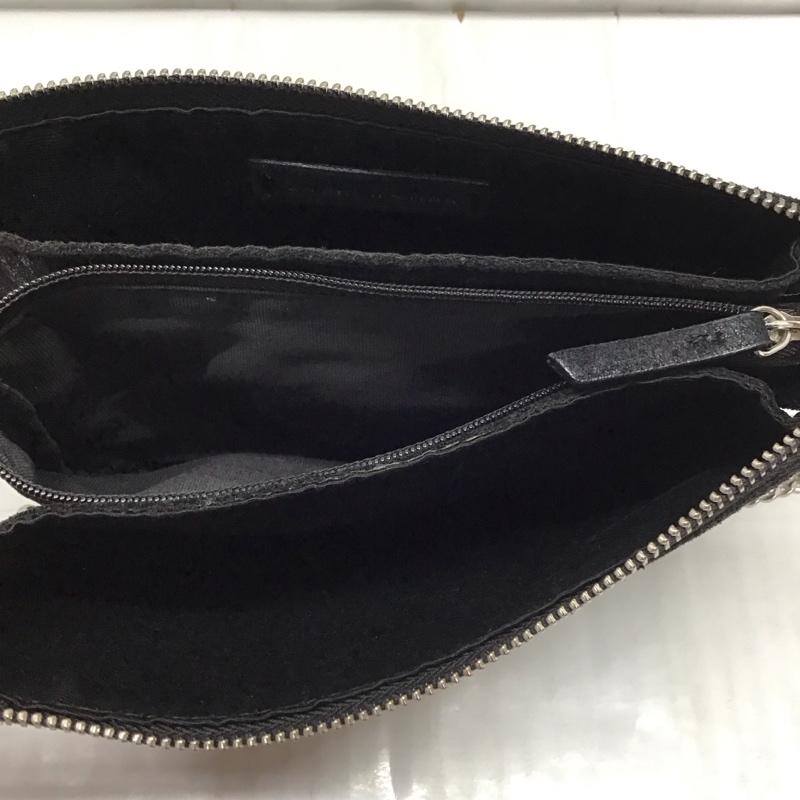 ザラ ZARA ショルダーバッグ ショルダーバッグ 8085 204 040 スタッズ チェーンベルト 無地 黒 / ブラック / X 銀 / シルバー / レディース USED 古着 中古 10115440