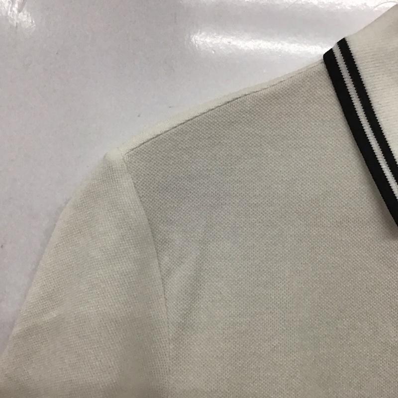 フレッドペリー FRED PERRY ポロシャツ 半袖 半袖ポロシャツ カラーシャツ 半袖カットソー ロゴ、文字 白 / ホワイト / メンズ USED 古着 中古 10139175