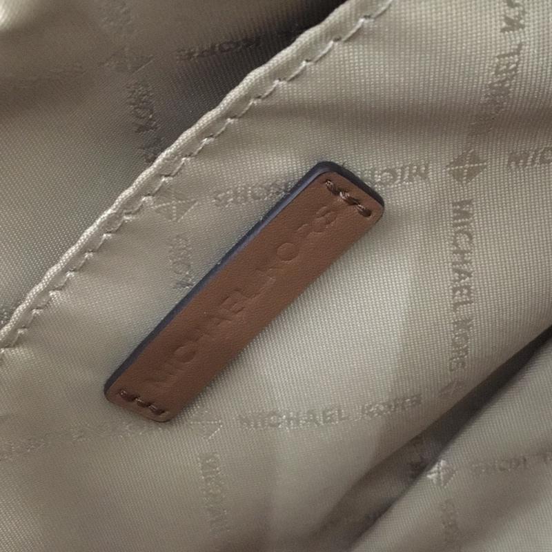 マイケルコース MICHAEL KORS ショルダーバッグ ショルダーバッグ 35S9GI7M1B ロゴ 総柄 白 / ホワイト / X 茶 / ブラウン / レディース USED 古着 中古 10125415