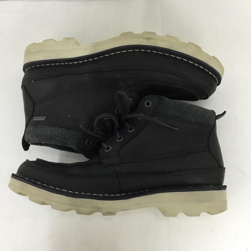 クラークス Clarks ブーツ ショートブーツ レースアップブーツ GORE-TEX UK7 US:8 ワンポイント 黒 / ブラック / メンズ USED 古着 中古 10130412