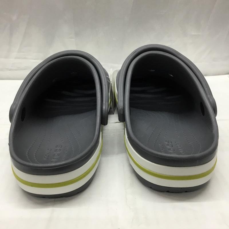 クロックス crocs サンダル サンダル 205089-0A3 Bayaband Clog 26cm サボ 26.0cm ロゴ、文字 灰 / グレー / メンズ USED 古着 中古 10110662