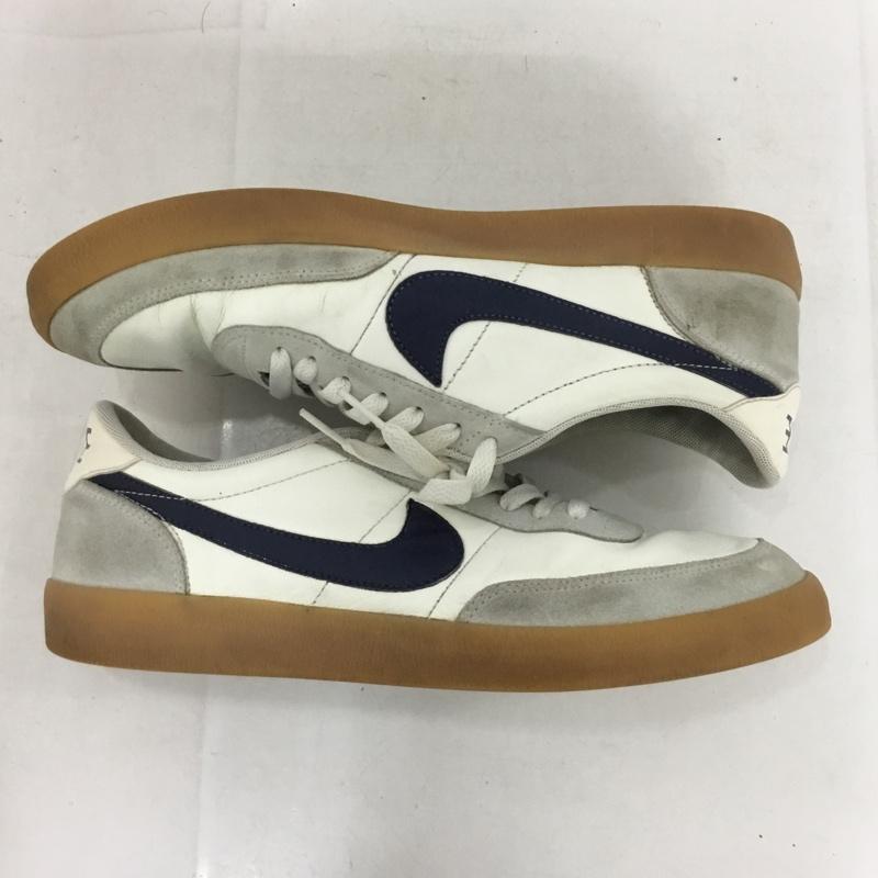 ナイキ NIKE スニーカー スニーカー 432997-107 KILLSHOT 2 LEATHER J.CREW 29cm 29.0cm ロゴ、文字 紺 / ネイビー / X アイボリー / アイボリー / メンズ USED 古着 中古 10136380