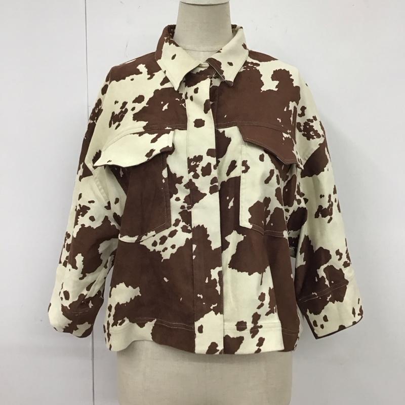 スライ SLY シャツ、ブラウス 七分袖 030eaa30-1650 COW VEGAN SUEDE SHORT シャツ FREE 総柄 マルチカラー / マルチカラー / レディース USED 古着 中古 10119884