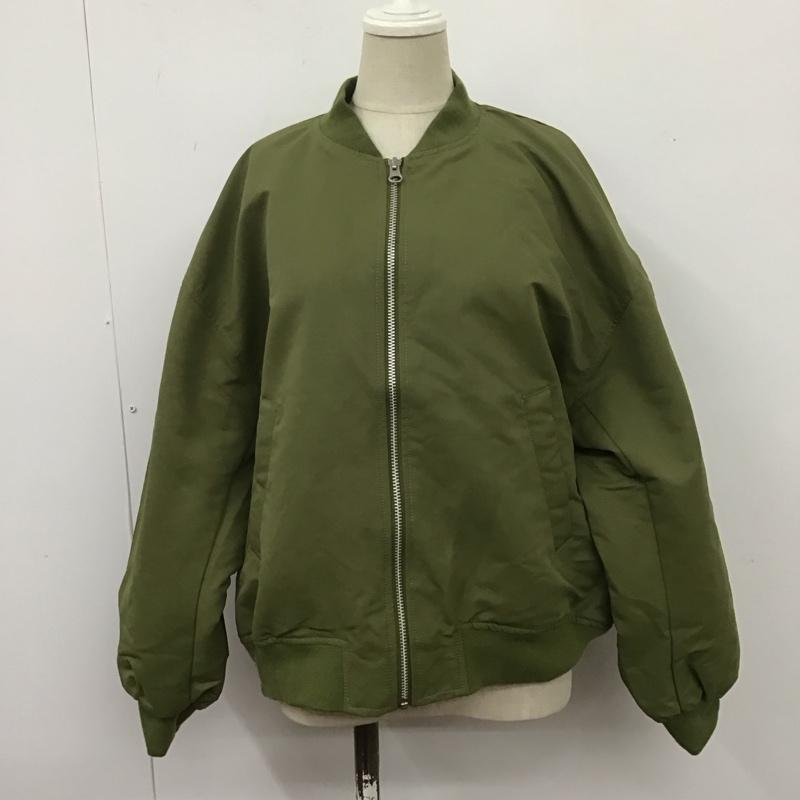 アースミュージックアンドエコロジー earth music&ecology ジャケット、上着 ジャンパー、ブルゾン FREE 無地 カーキ / カーキ / レディース USED 古着 中古 10106686