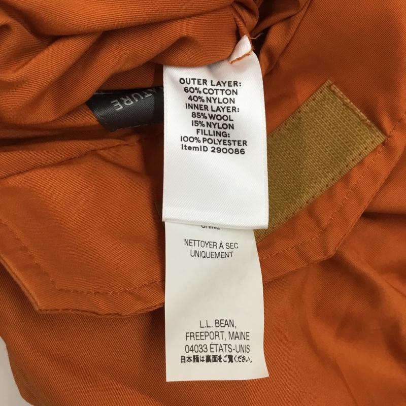 エルエルビーン L.L.Bean ベスト ベスト ベスト ダウンジャケット ノースリーブカットソー リバーシブル S 無地 橙 / オレンジ / メンズ USED 古着 中古 10110994