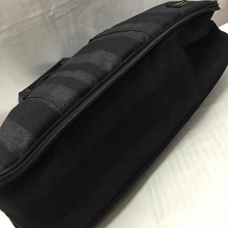 ポーター PORTER ハンドバッグ ハンドバッグ 10周年 ストライプ ロゴ、文字 紺 / ネイビー / メンズ USED 古着 中古 10112852