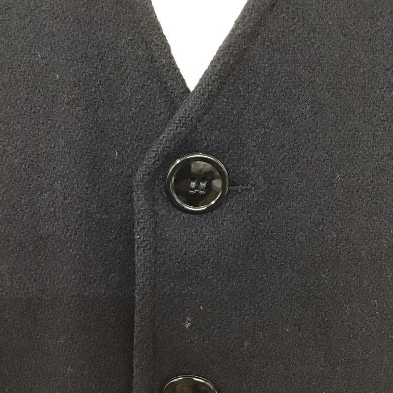 ジョンソンウーレンミルズ Johnson Woolen Mills ベスト ベスト ベスト ノースリーブカットソー 前ボタン 無地 紺 / ネイビー / メンズ USED 古着 中古 10128033