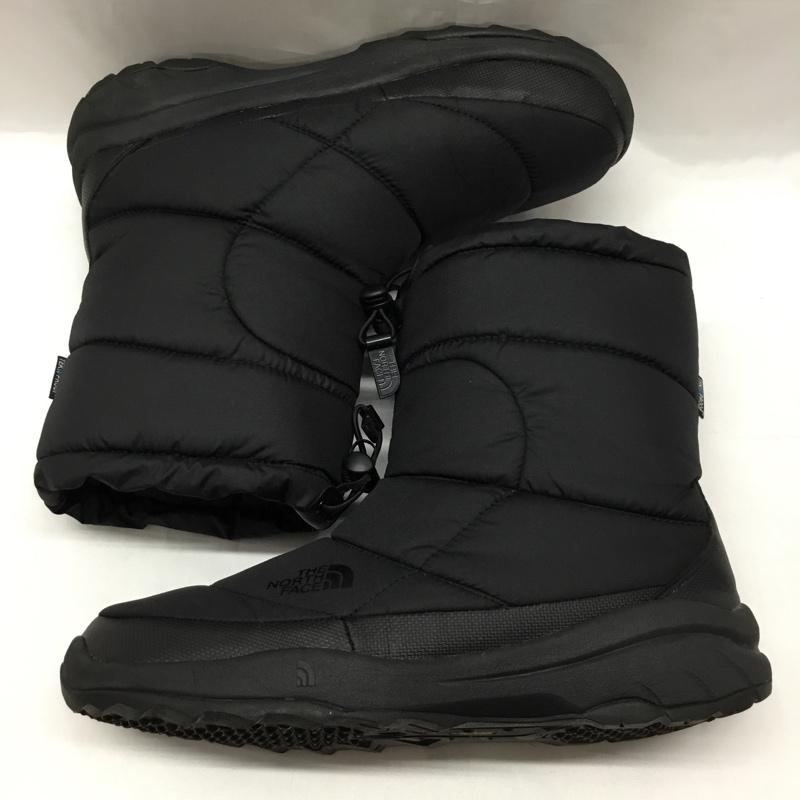 ザノースフェイス THE NORTH FACE アウトドアシューズ アウトドアシューズ NF51585 NUPTSE BOOTIE WP IV ヌプシ ブーティ ウォータープルーフ 26cm 箱有 26.0cm ロゴ、文字 黒 / ブラック / メンズ USED 古着 中古 10110159