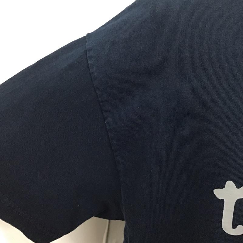 テンダーロイン TENDERLOIN Tシャツ 半袖 半袖カットソー プリントTシャツ クルーネックカットソー L プリント 紺 / ネイビー /  メンズ USED 古着 中古 10109805