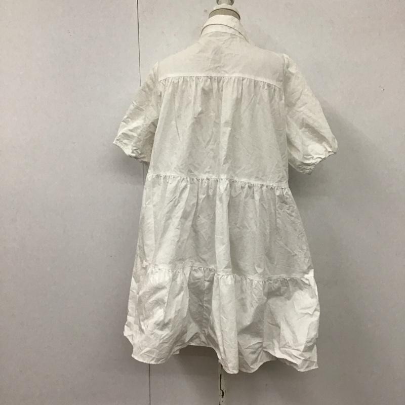ザラ ZARA シャツ、ブラウス 半袖 S 無地 白 / ホワイト / レディース USED 古着 中古 10111603