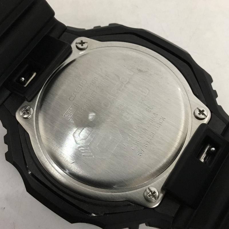 ジーショック G-SHOCK 腕時計 アナログ(クォーツ式) GA-2100 Perfect Size Combi 箱有 ロゴ、文字 黒 / ブラック / メンズ USED 古着 中古 10129961
