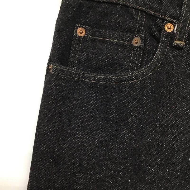 リーバイストラウスアンドコー Levi Strauss & co. パンツ デニム、ジーンズ 80s 日本製 デニムパンツ ワイドパンツ カジュアルパンツ 32インチ 無地 黒 / ブラック / メンズ USED 古着 中古 10139032