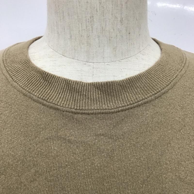 リー Lee トレーナー 長袖 長袖トレーナー スウェット クルーネック リブスウェットカットソー L プリント 茶 / ブラウン / メンズ USED 古着 中古 10109780