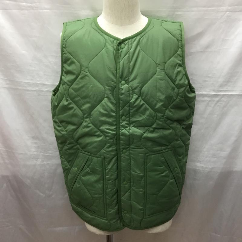 チャンピオン Champion ベスト ベスト C3-U603 WAVE QUILTING VEST キルティングベスト タグ付き XL 無地 カーキ / カーキ / メンズ USED 古着 中古 10121234
