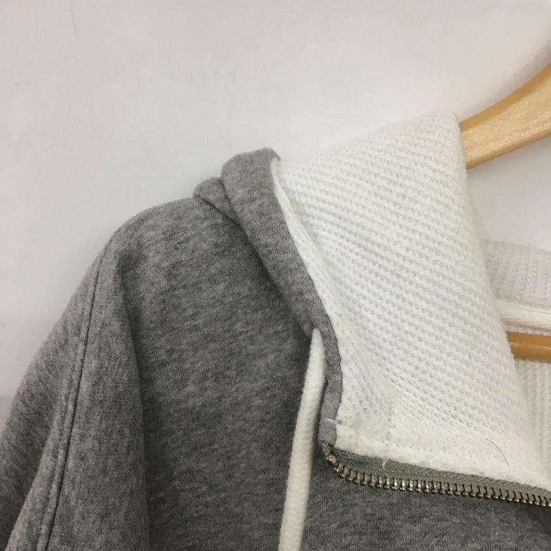 リーバイス Levi s パーカー 長袖 長袖パーカー ジップアップパーカー スウェット L 無地 灰 / グレー / メンズ USED 古着 中古 10139514