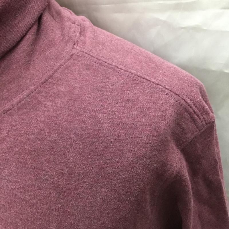 ブルックスブラザーズ BROOKS BROTHERS カットソー 長袖 タートルネック M ワンポイント 紫 / パープル /  メンズ USED 古着 中古 10111384