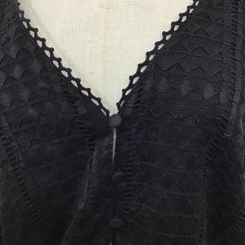 スライ SLY カットソー 長袖 030bsy30-0550 DIA LACE BOLERO 2 無地 黒 / ブラック / レディース USED 古着 中古 10119877