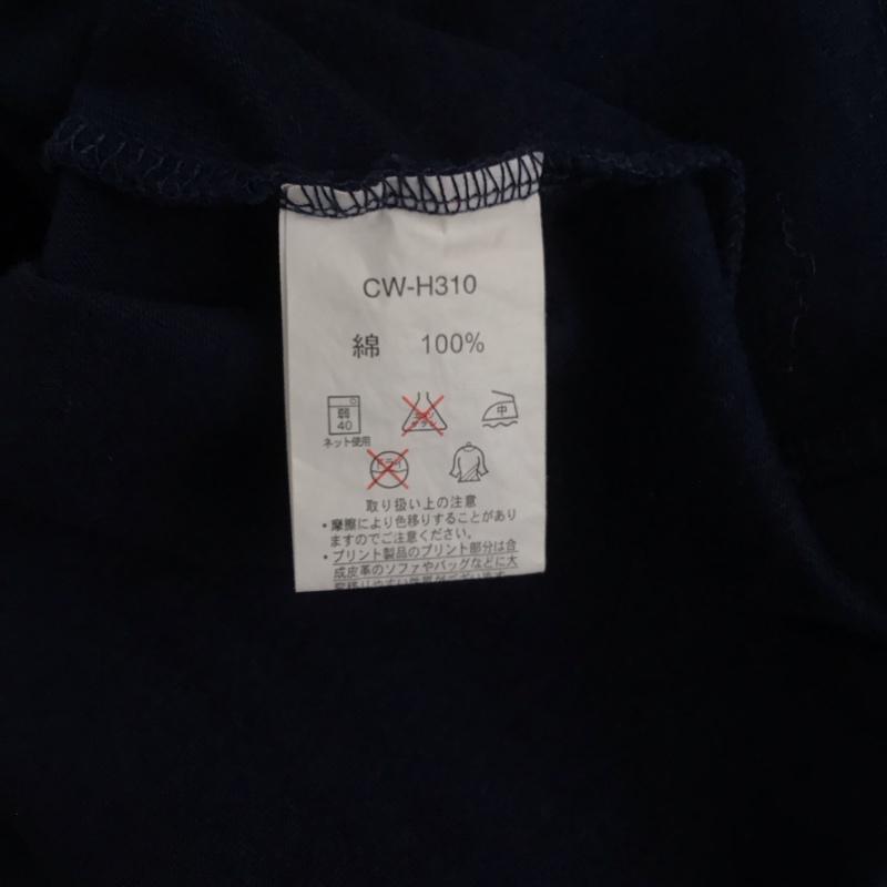 チャンピオン Champion ワンピース ひざ丈スカート CW-H310 カットソー 半袖 クルーネック Tシャツ M ロゴ、文字 紺 / ネイビー / レディース USED 古着 中古 10112169