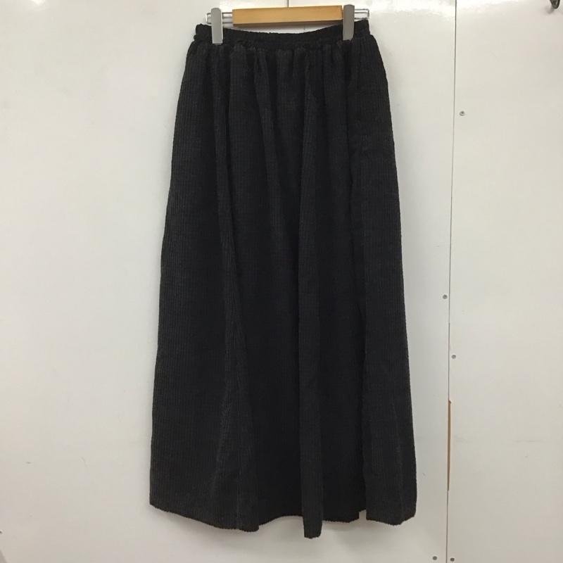 ビームス ハート BEAMS HEART スカート ロングスカート 無地 黒 / ブラック / レディース USED 古着 中古 10133804