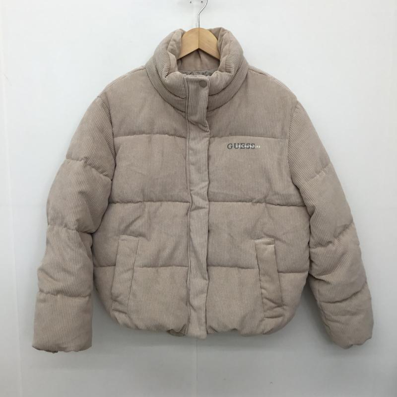 ゲス Guess ジャケット、上着 ジャンパー、ブルゾン KL4W4851 S ロゴ、文字 ベージュ / ベージュ / レディース USED 古着 中古 10137709