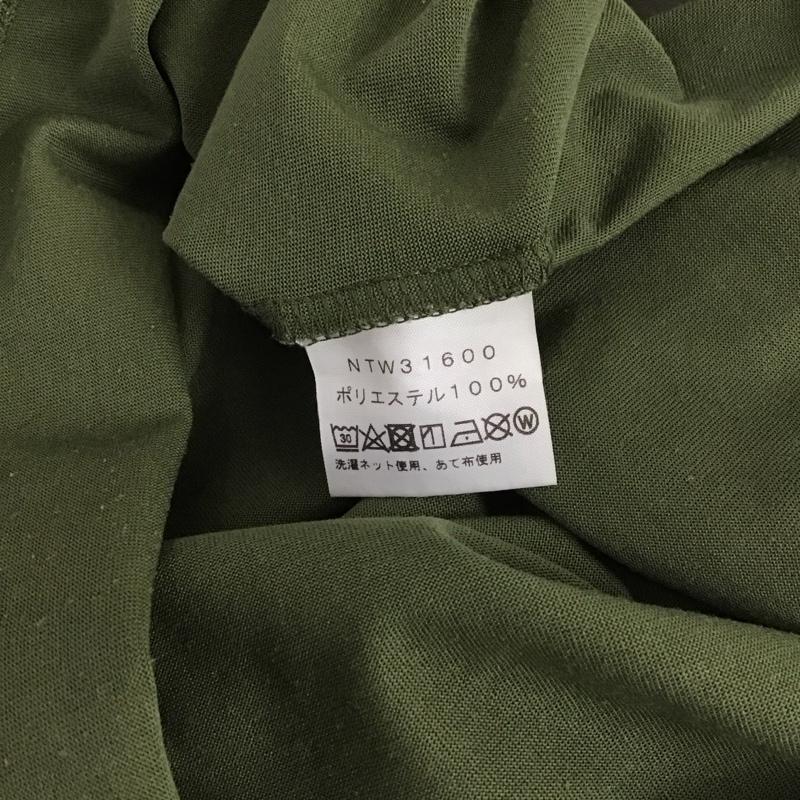 ザノースフェイス THE NORTH FACE Tシャツ 半袖 NTW31600 M プリント X ロゴ、文字 カーキ / カーキ / レディース USED 古着 中古 10129330