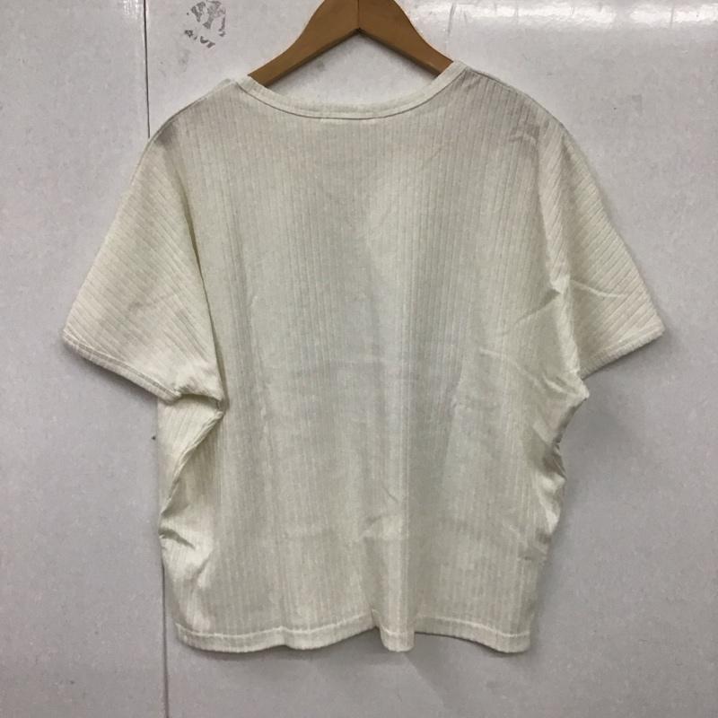 サマンサモスモス Samansa Mos2 カットソー 半袖 半袖カットソー 半袖シャツ 無地シャツ M 無地 白 / ホワイト / レディース USED 古着 中古 10128748