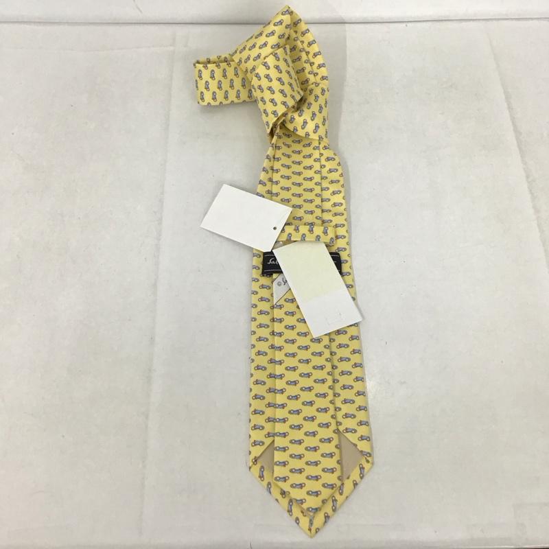 サルヴァトーレフェラガモ Salvatore Ferragamo ネクタイ ネクタイ シルク 総柄 黄 / イエロー / メンズ USED 古着 中古 10135315