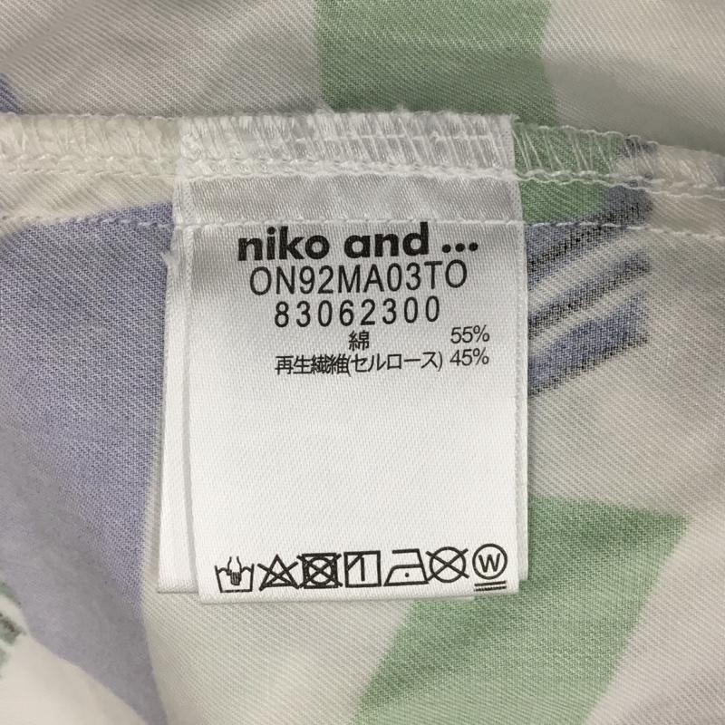 ニコアンド niko and... シャツ、ブラウス 長袖 ON92MA03TO オープンカラーシャツ 開襟 タグ付き 3 総柄 マルチカラー / マルチカラー / メンズ USED 古着 中古 10114793