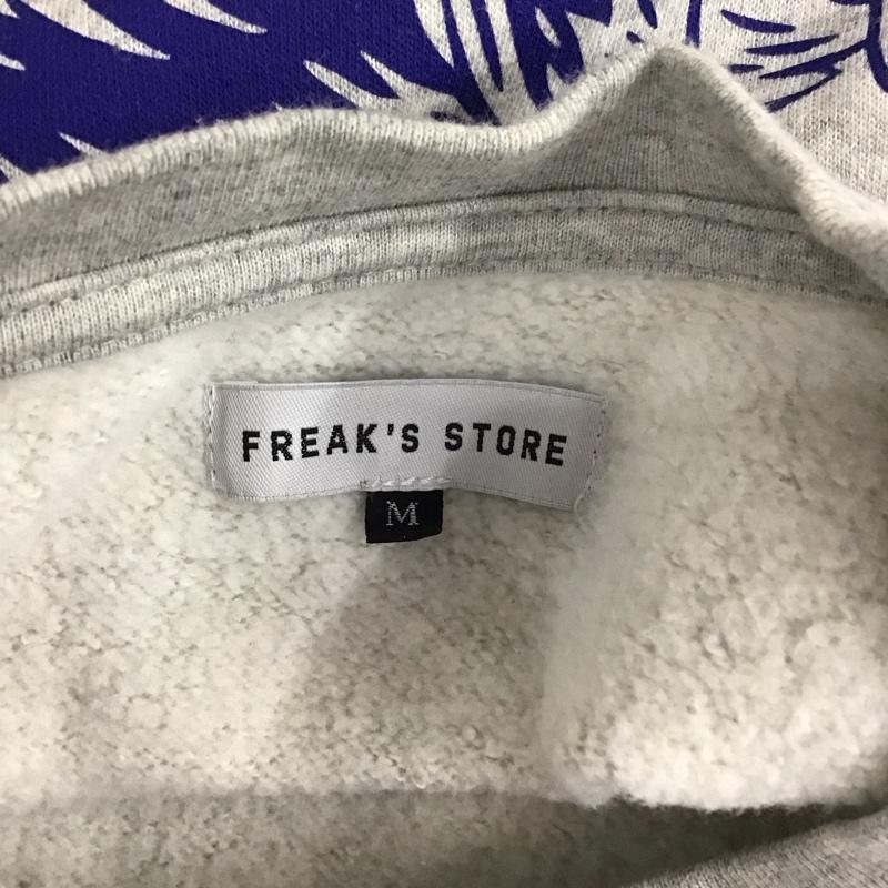 フリークスストア FREAK S STORE トレーナー 長袖 1221248900714 SHE WOLF DINER スウェット バックプリント 裏起毛 M ロゴ、文字 灰 / グレー / メンズ USED 古着 中古 10112932