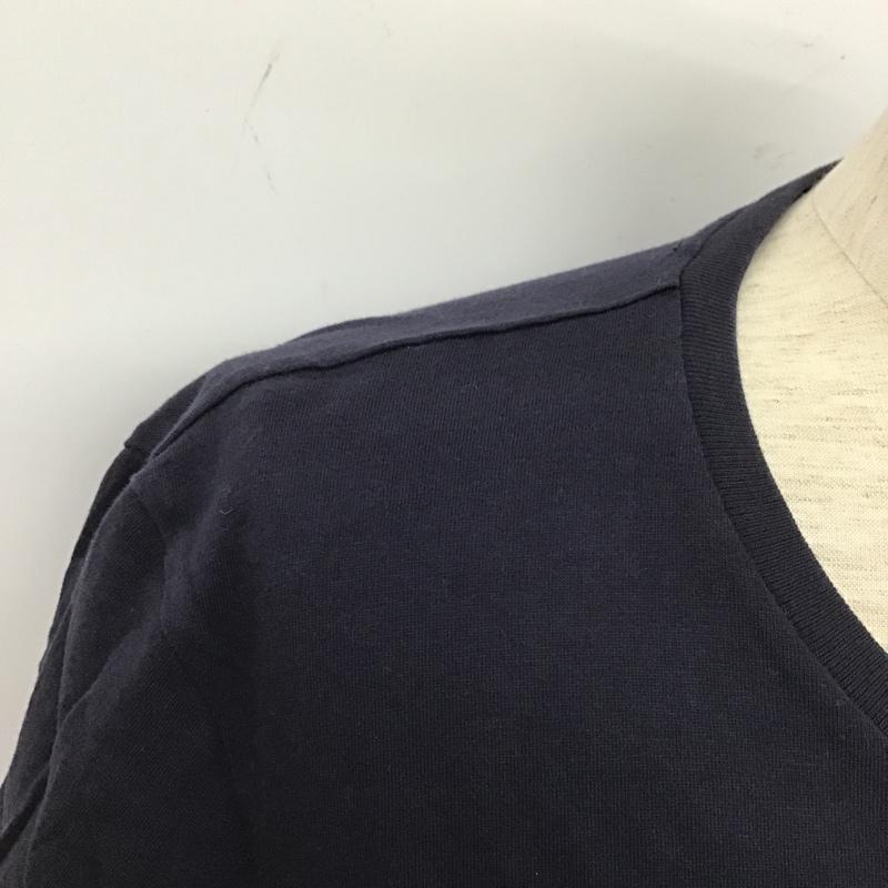 ポロラルフローレン POLO RALPH LAUREN Tシャツ 半袖 半袖カットソー クルーネックカットソー 刺繍Tシャツ M ロゴ、文字 紺 / ネイビー / メンズ USED 古着 中古 10105574