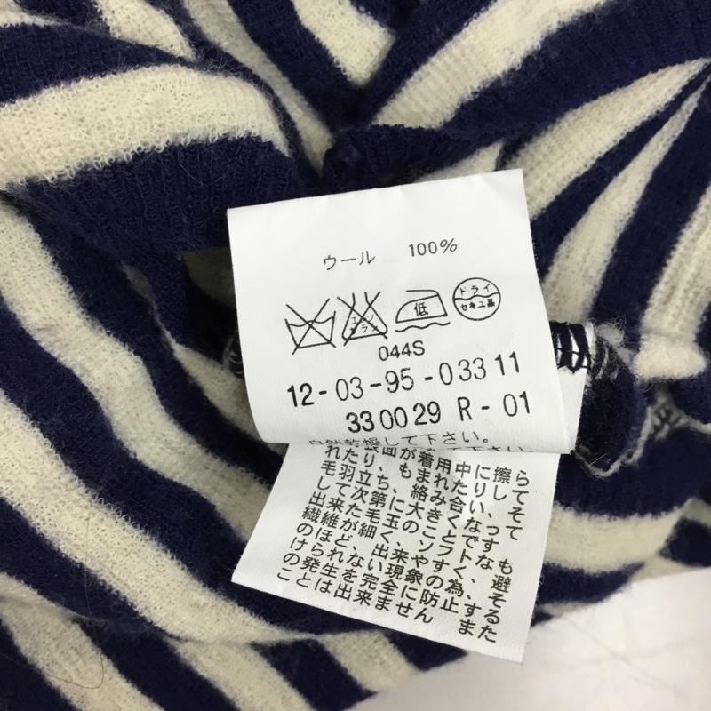 マカフィー MACPHEE カットソー 半袖 半袖カットソー ボーダーTシャツ クルーネックカットソー 1 ボーダー柄 白 / ホワイト / X 紺 / ネイビー / レディース USED 古着 中古 10118459