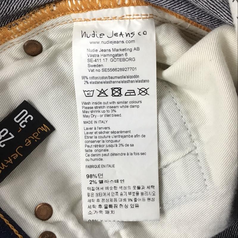 ヌーディージーンズ Nudie Jeans パンツ デニム、ジーンズ デニムパンツ スリムパンツ ジーンズ カジュアルパンツ ストレッチパンツ 28インチ 無地 インディゴ / インディゴ / メンズ USED 古着 中古 10111662