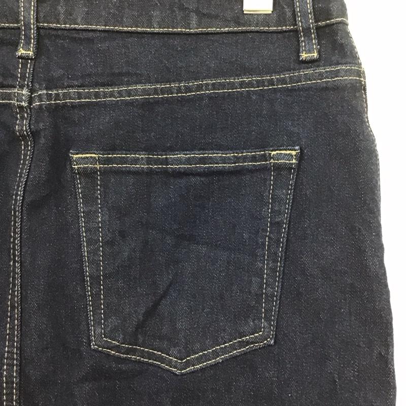 ザラ ZARA スカート ロングスカート 9863/258/407 デニム ペンシルスカート M 無地 インディゴ / インディゴ /  レディース USED 古着 中古 10133641