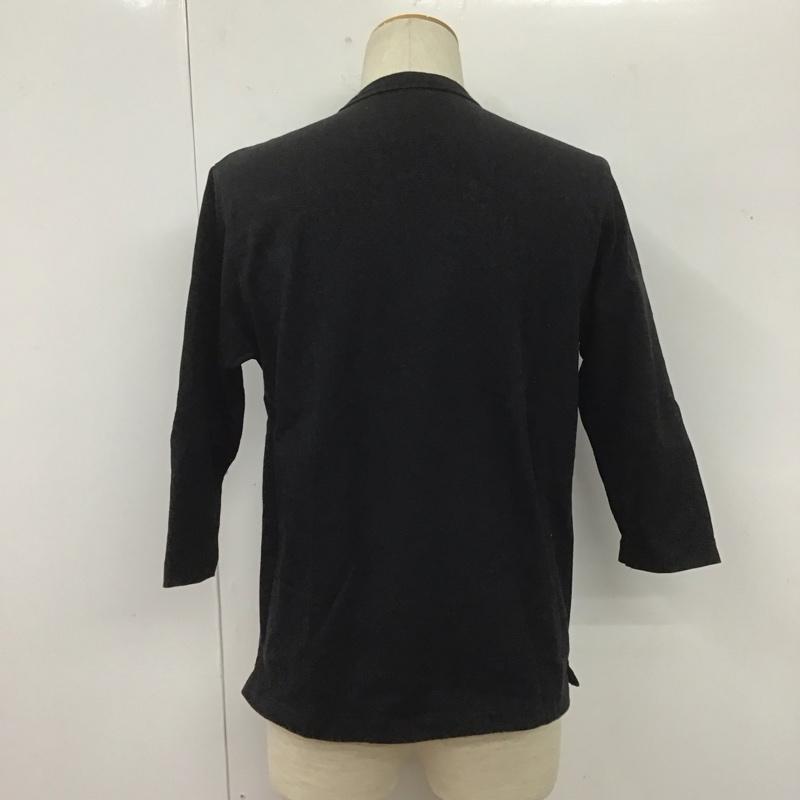 チェスウィック CHESWICK カットソー 七分袖 七分丈カットソー クルーネックカットソー プリントTシャツ M プリント 黒 / ブラック / メンズ USED 古着 中古 10106965