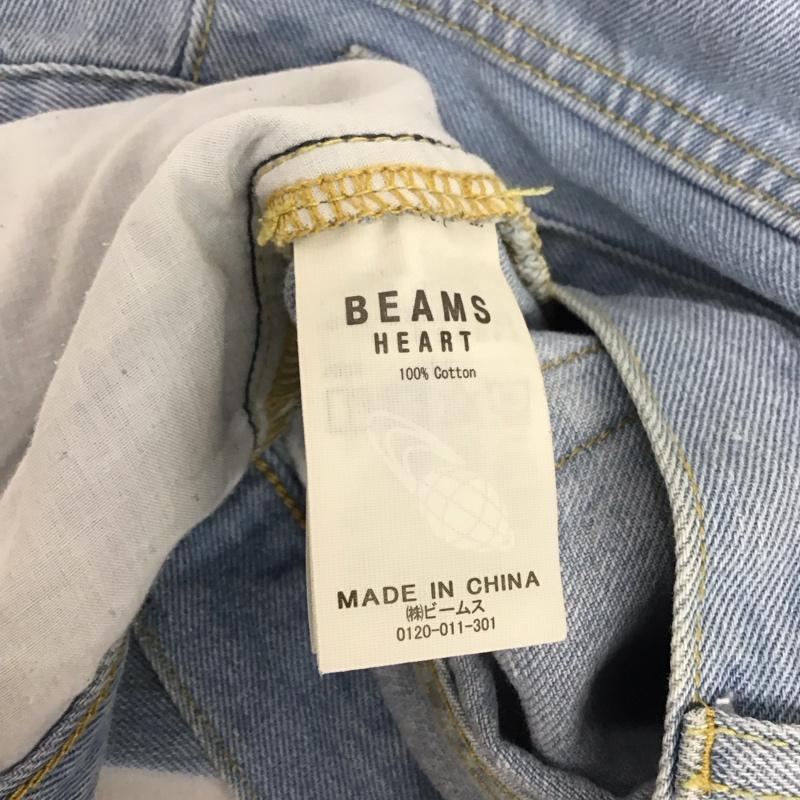 ビームス BEAMS パンツ デニム、ジーンズ デニムパンツ ワイドパンツ カジュアルパンツ S 無地 インディゴ / インディゴ / メンズ USED 古着 中古 10132097