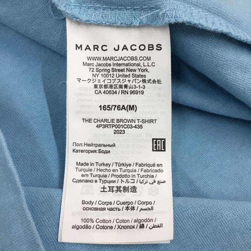 マークジェイコブス MARCJACOBS Tシャツ 半袖 Peanuts チャーリーブラウン 2023 コラボ M キャラクター 水色 / ライトブルー / レディース USED 古着 中古 10112888