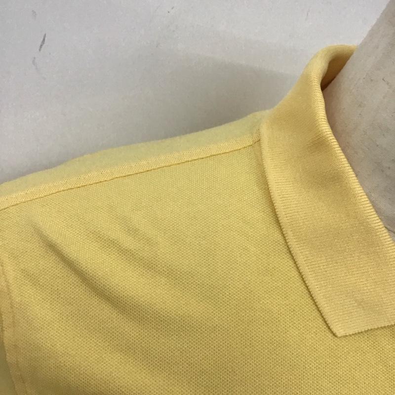 ブルックスブラザーズ BROOKS BROTHERS ポロシャツ 半袖 半袖ポロシャツ カラーシャツ 半袖カットソー S ロゴ、文字 黄 / イエロー / メンズ USED 古着 中古 10113750