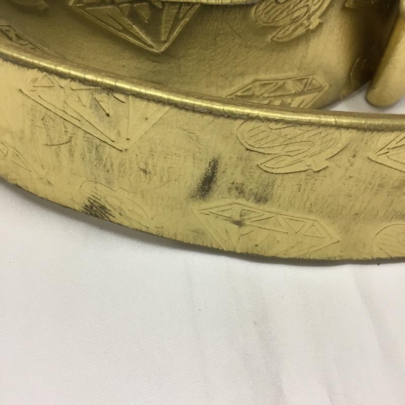 ビリオネア・ボーイズ・クラブ BILLIONAIRE BOYS CLUB ベルト・バックル ベルト レザー 総柄 金 / ゴールド / メンズ USED 古着 中古 10110146