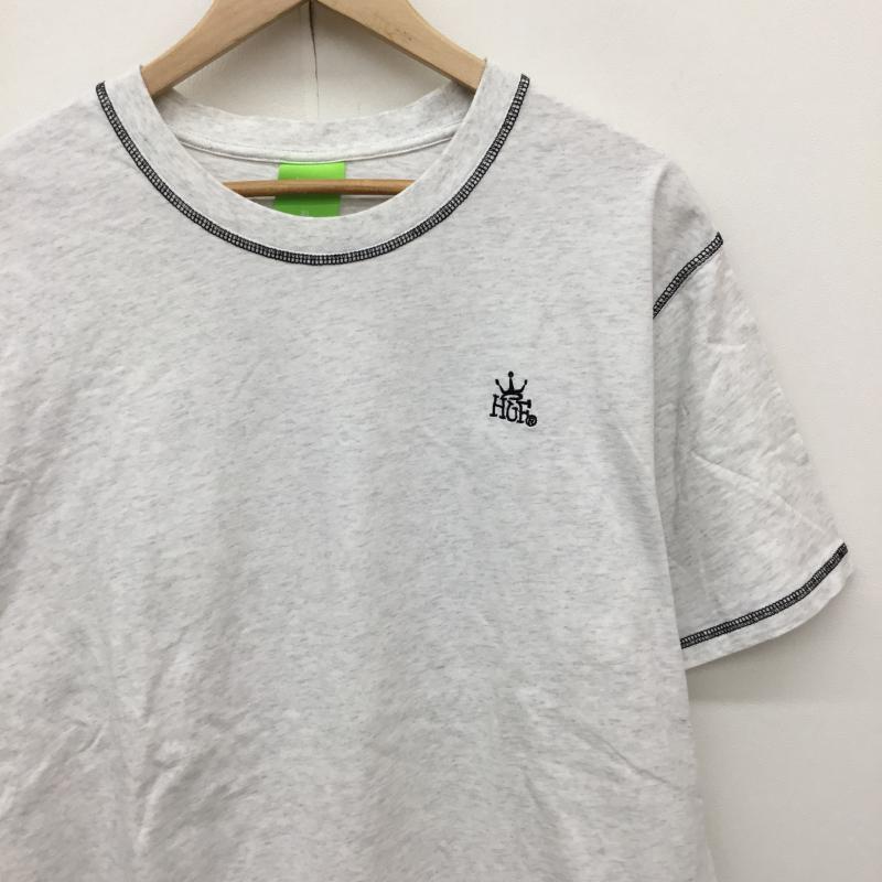 ハフ HUF Tシャツ 半袖 XL ロゴ、文字 灰 / グレー / メンズ USED 古着 中古 10139093