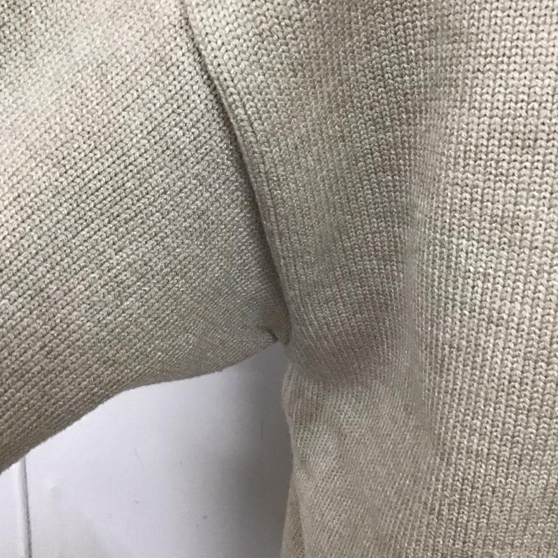 アミ ami ニット、セーター 長袖 長袖ニットカットソー ニット セーター クルーネックニット プリント ベージュ / ベージュ / メンズ USED 古着 中古 10108033