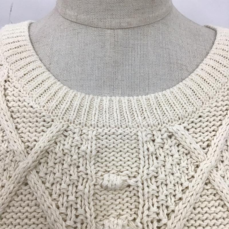 ザラ ZARA ベスト ベスト L 無地 白 / ホワイト / レディース USED 古着 中古 10120287