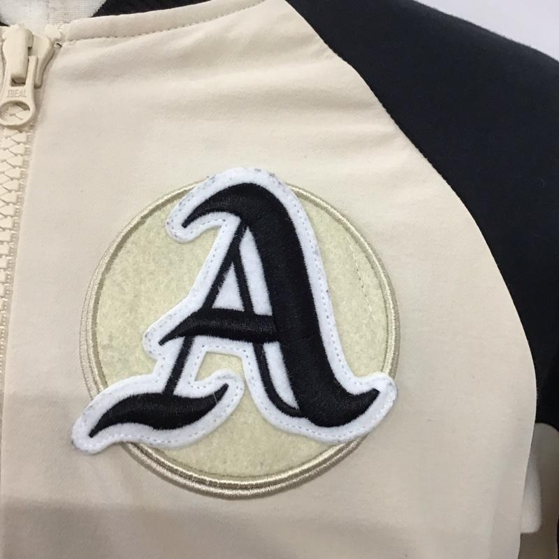 アディダス adidas ジャケット、上着 ジャケット、ブレザー ea0371 ジップアップブルゾン スポーツウェア ジップアップジャケット M ロゴ、文字 黒 / ブラック / X ベージュ / ベージュ / メンズ USED 古着 中古 10122008